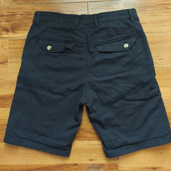 Zara man navy blue Shorts - Picture 2 of 3